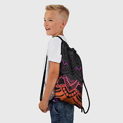 Рюкзак-мешок Цветастый узор, цвет: 3D-принт — фото 2