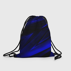 Рюкзак-мешок Geometry blue stripes, цвет: 3D-принт