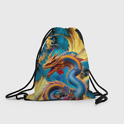Рюкзак-мешок Japanese dragon - tattoo - irezumi - art, цвет: 3D-принт