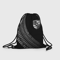 Рюкзак-мешок Porsche tire tracks, цвет: 3D-принт