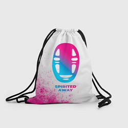 Рюкзак-мешок Spirited Away neon gradient style, цвет: 3D-принт