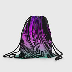 Рюкзак-мешок Неоновые цвета брызги краски гранжевая текстура, цвет: 3D-принт