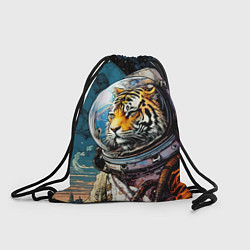 Мешок для обуви Тигр космонавт на далекой планете