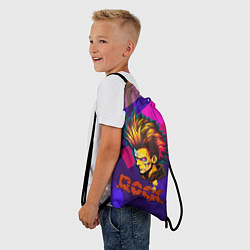 Рюкзак-мешок Панк зомби, цвет: 3D-принт — фото 2