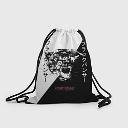 Рюкзак-мешок Panther black, цвет: 3D-принт