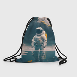 Мешок для обуви Космонавт в воде на другой планете