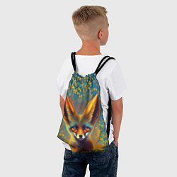 Рюкзак-мешок Ушастый лис, цвет: 3D-принт — фото 2