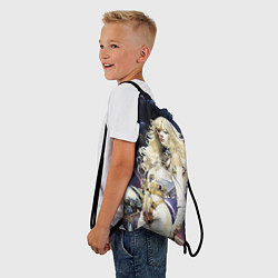 Рюкзак-мешок Космическая блондинка, цвет: 3D-принт — фото 2