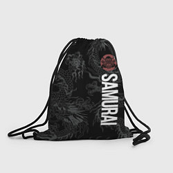 Рюкзак-мешок Одинокий самурай и дракон, цвет: 3D-принт