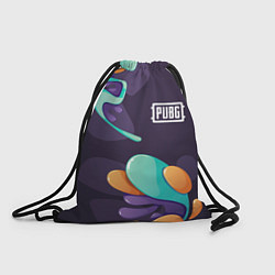 Рюкзак-мешок PUBG graffity splash, цвет: 3D-принт
