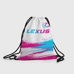 Мешок для обуви Lexus neon gradient style: символ сверху