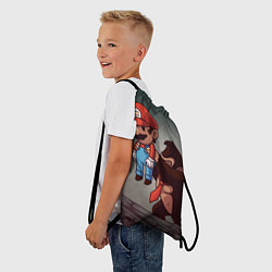 Рюкзак-мешок Марио держит Данки Конг, цвет: 3D-принт — фото 2