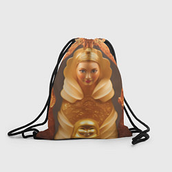 Рюкзак-мешок Матрёшка 585 Гольд, цвет: 3D-принт