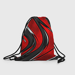 Рюкзак-мешок Органический разрыв - красный, цвет: 3D-принт