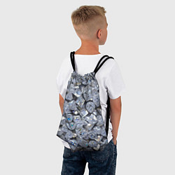 Рюкзак-мешок Россыпь бриллиантов, цвет: 3D-принт — фото 2