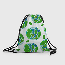 Рюкзак-мешок Планета земля, земной шар, цвет: 3D-принт