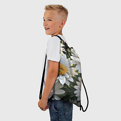 Рюкзак-мешок Ромашки на лугу, цвет: 3D-принт — фото 2