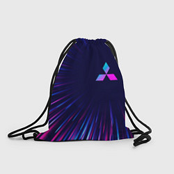 Рюкзак-мешок Mitsubishi neon speed lines, цвет: 3D-принт