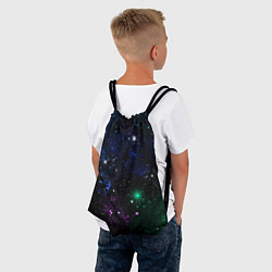 Рюкзак-мешок Космос Звёздное небо, цвет: 3D-принт — фото 2