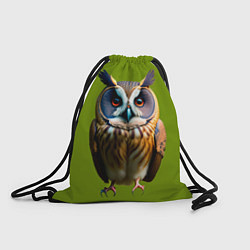 Рюкзак-мешок Разноцветная сова, цвет: 3D-принт