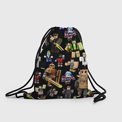 Рюкзак-мешок Роблокс и его персонажи, цвет: 3D-принт