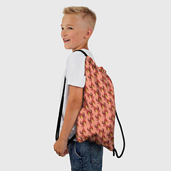Рюкзак-мешок Декоративный растительный орнамент, цвет: 3D-принт — фото 2