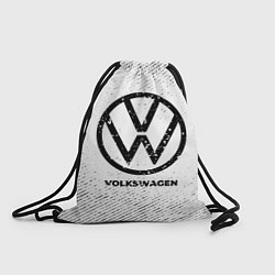 Рюкзак-мешок Volkswagen с потертостями на светлом фоне, цвет: 3D-принт