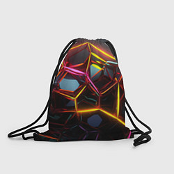 Рюкзак-мешок Неоновые трубки абстракция, цвет: 3D-принт