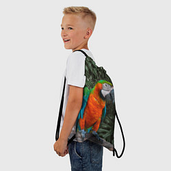 Рюкзак-мешок Попугай Макао, цвет: 3D-принт — фото 2