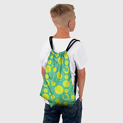 Рюкзак-мешок Теннисные мячики, цвет: 3D-принт — фото 2