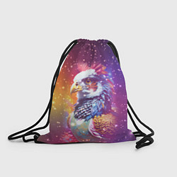 Рюкзак-мешок Fantastic bird and starry space, цвет: 3D-принт
