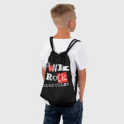 Рюкзак-мешок Панк-рок анархист, цвет: 3D-принт — фото 2