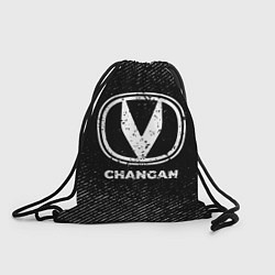 Мешок для обуви Changan с потертостями на темном фоне