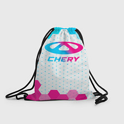 Мешок для обуви Chery neon gradient style