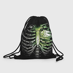 Рюкзак-мешок Кошелек под сердцем, цвет: 3D-принт