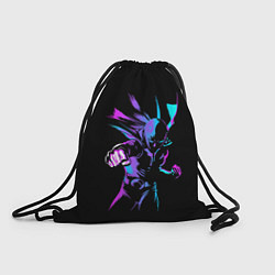 Рюкзак-мешок Неоновый Ванпанчмен, цвет: 3D-принт