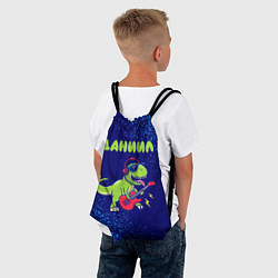 Рюкзак-мешок Даниил рокозавр, цвет: 3D-принт — фото 2