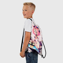 Рюкзак-мешок Кирара и Диона Геншин Импакт, цвет: 3D-принт — фото 2