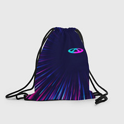 Рюкзак-мешок Chery neon speed lines, цвет: 3D-принт
