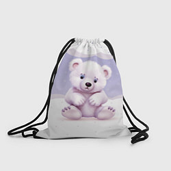 Рюкзак-мешок Плюшевый мишка, цвет: 3D-принт