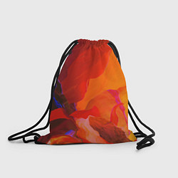 Рюкзак-мешок Красно-оранжевый камень, цвет: 3D-принт