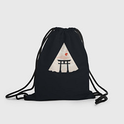 Рюкзак-мешок Японские ворота Тории в горах, цвет: 3D-принт