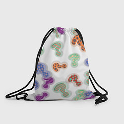 Рюкзак-мешок Вопросики, цвет: 3D-принт