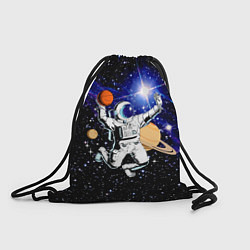 Рюкзак-мешок Космический баскетбол, цвет: 3D-принт