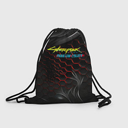 Рюкзак-мешок Cyberpunk 2077 phantom liberty, цвет: 3D-принт