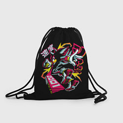 Рюкзак-мешок Шэдоу - Sonic, цвет: 3D-принт
