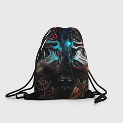Рюкзак-мешок Броня в стиле киберпанк, цвет: 3D-принт