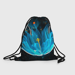 Рюкзак-мешок Цветок медуза от midjourney, цвет: 3D-принт