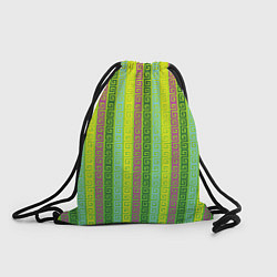 Мешок для обуви Abstraction green