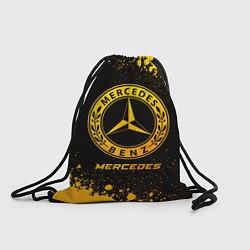 Рюкзак-мешок Mercedes - gold gradient, цвет: 3D-принт